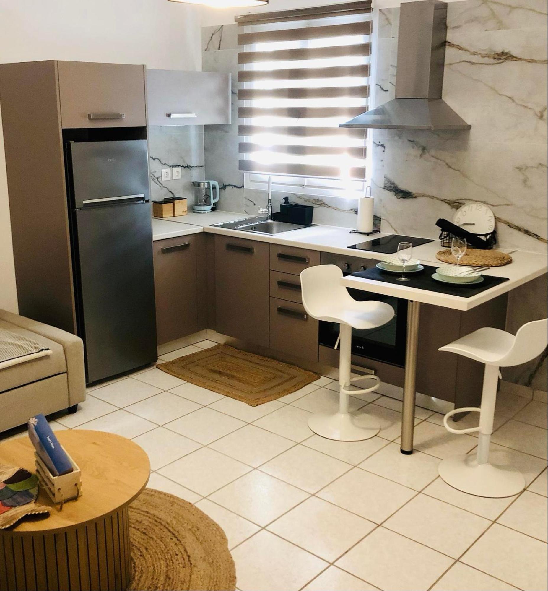 Cozy Flat With Garden Apartment Tinos Ngoại thất bức ảnh